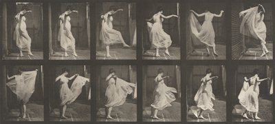 板块编号188。跳舞的花式，1887年。 作者 爱德沃德·迈布里奇