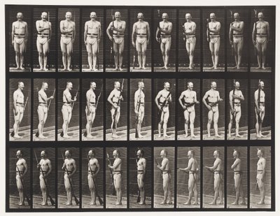 Plate 351. Fix and Unfix Bayonets，1872-1885 作者 爱德沃德·迈布里奇