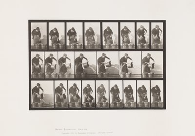 Plate 403. Emptying Bucket of Water 作者 爱德沃德·迈布里奇