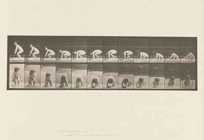 Plate 479. Child, Getting Up from the Ground 作者 爱德沃德·迈布里奇
