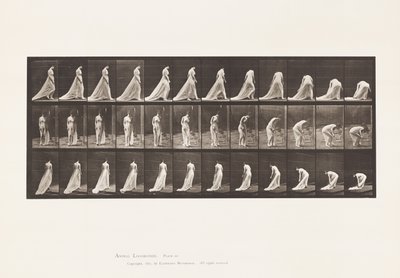 Plate 56. Walking, Turning and Stooping to Lift Train 作者 爱德沃德·迈布里奇