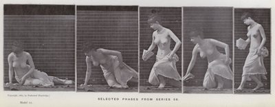 The Human Figure in Motion: Selected phases from series 56 (b/w photo) 作者 爱德沃德·迈布里奇