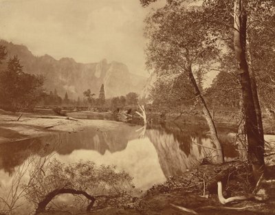 来自蚊子营地的优胜美地山谷，第 22 号，1872 年（照片） 作者 爱德沃德·迈布里奇