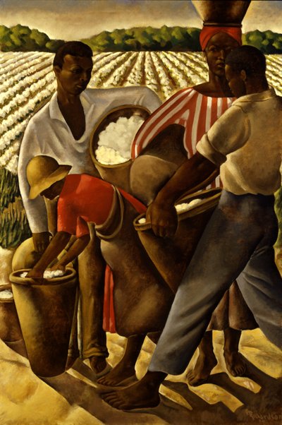 农业中的奴隶就业，1934年。 作者 厄尔·理查森
