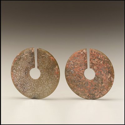 一对耳环，约公元前8-7世纪 作者 东周中文学校