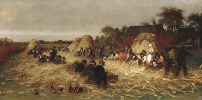 加利福尼亚州楠塔基特市的玉米壳1875年。 作者 伊士曼·约翰逊