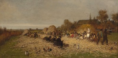 剥壳蜜蜂，南塔克特岛，1876年。 作者 伊士曼·约翰逊