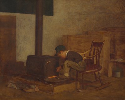 早期学者》，约1865年。 作者 伊士曼·约翰逊