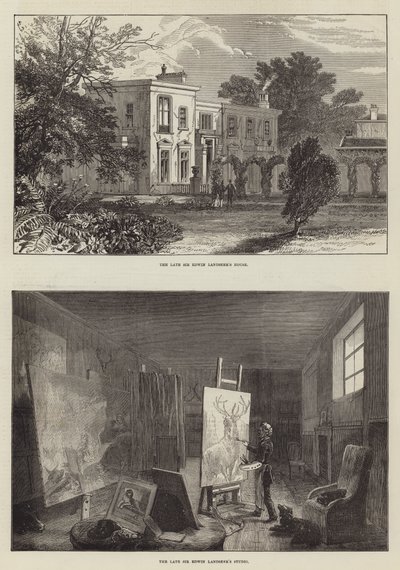 Landseer&39;s House 作者 埃比尼泽·纽曼·唐纳德