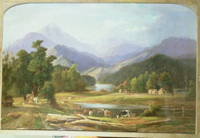 新西兰风景，1872年 作者 埃比尼泽厨师