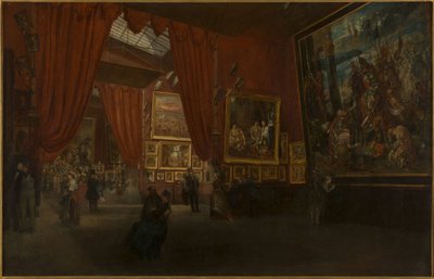 欧仁-德拉克洛瓦作品展，1864 年，意大利大道马蒂内画廊，1864 年（油画） 作者 Ed. Albertini