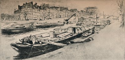 塞莱斯坦码头，1915年 作者 埃德加·查恩（Edgar Chahine）