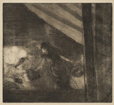 约1879-80年在大使馆咖啡馆 作者 埃德加·德加