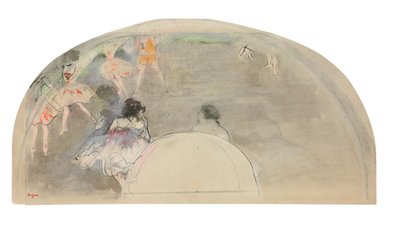 1880年左右的芭蕾舞舞台 作者 埃德加·德加