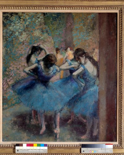 蓝色的舞者 作者 Edgar Degas