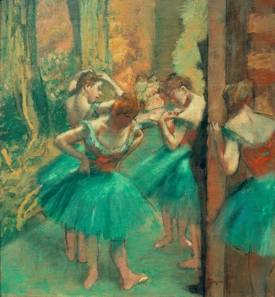 粉红色的舞者 作者 Edgar Degas