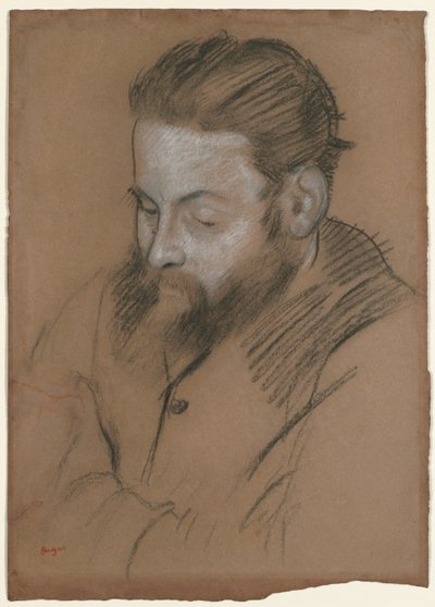 迭戈·马蒂利（Diego Martelli），1879年。 作者 埃德加·德加