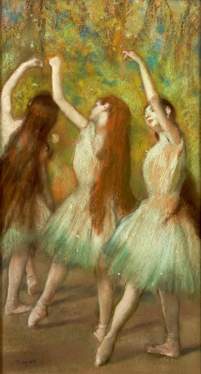 绿色舞者，1878年 作者 Edgar Degas