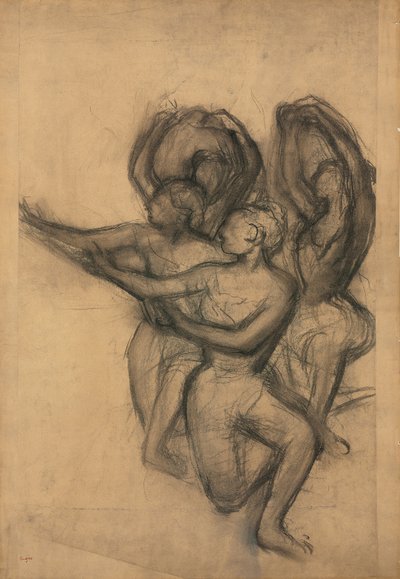 舞者组；舞者团体，1895-1900年 作者 埃德加·德加