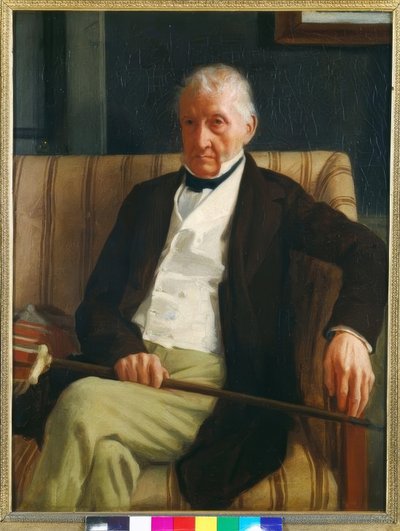 Hilaire Degas，艺术家的祖父 作者 埃德加·德加
