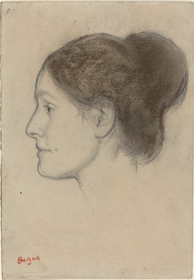 霍顿斯-瓦尔平松, 1883年。 作者 埃德加·德加