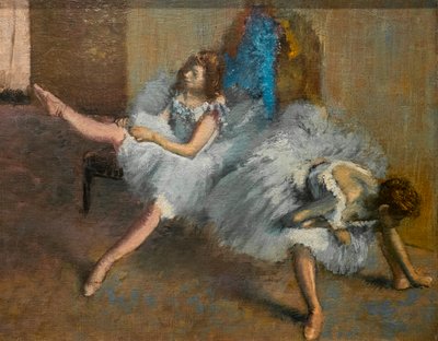 In a repetition room (detail). 1890-1892. Oil on canvas. 作者 埃德加·德加
