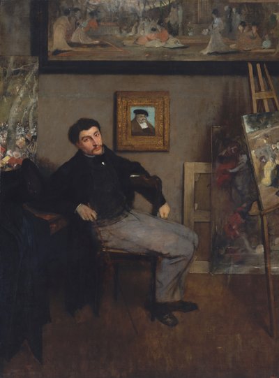 詹姆斯·雅克·约瑟夫·天梭1836-1902，ca. 1867-68。 作者 埃德加·德加