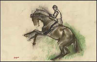 1890年代骑乘骑师的骑师 作者 埃德加·德加