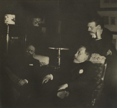 朱尔斯·塔切罗，埃德加·德加和雅克·埃米尔·布兰奇，1895年12月 作者 埃德加·德加