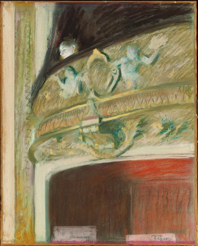 小屋，1880年 作者 埃德加·德加