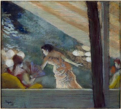 咖啡音乐会大使 作者 Edgar Degas