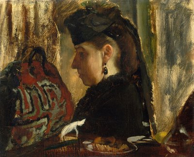 玛丽·迪侯小姐（1843-1935，1867-68）。 作者 埃德加·德加