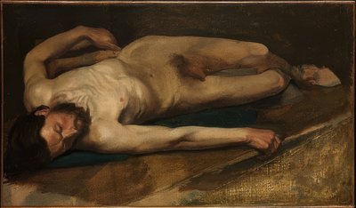 男性行为.1856年 作者 Edgar Degas