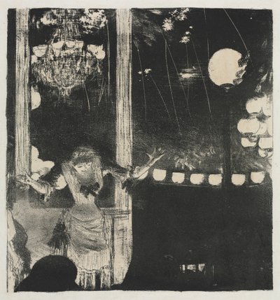 贝卡特小姐在大使馆咖啡厅，1877-1878年。 作者 埃德加·德加