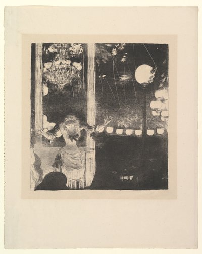 贝卡特小姐在巴黎大使馆咖啡馆，1877-78年。 作者 埃德加·德加