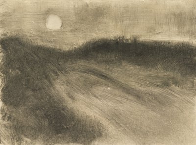 月出，约1880年 作者 埃德加·德加