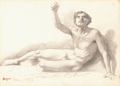 裸体研究 作者 Edgar Degas