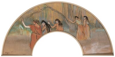 歌剧角色，约1880年 作者 埃德加·德加