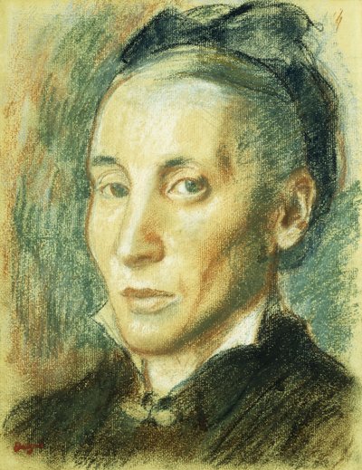 女人的画像，1881-85年 作者 埃德加·德加