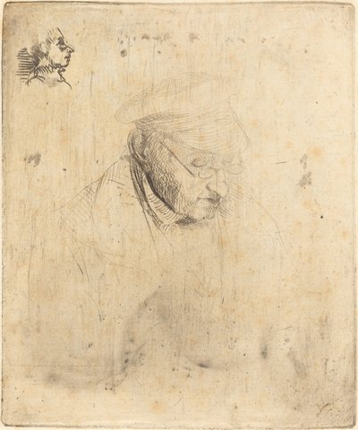 René-Hilaire de Gas，艺术家的祖父，1856年。 作者 埃德加·德加