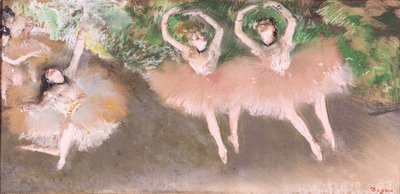 场景芭蕾，约1879年 作者 Edgar Degas