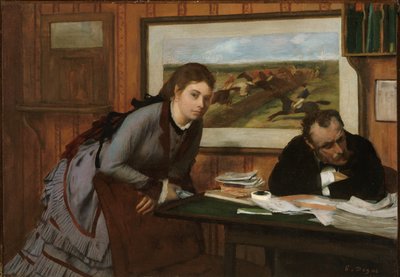 Sulking, 约1870年。 作者 埃德加·德加