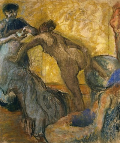热巧克力杯，1900-5 作者 埃德加·德加