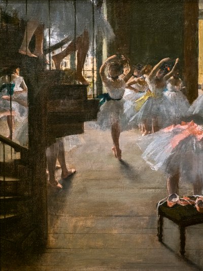 The Dance Class (detail). 1873. Oil on canvas. 作者 埃德加·德加