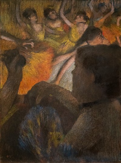 旅馆。 1885. 纸上粉彩。 作者 埃德加·德加