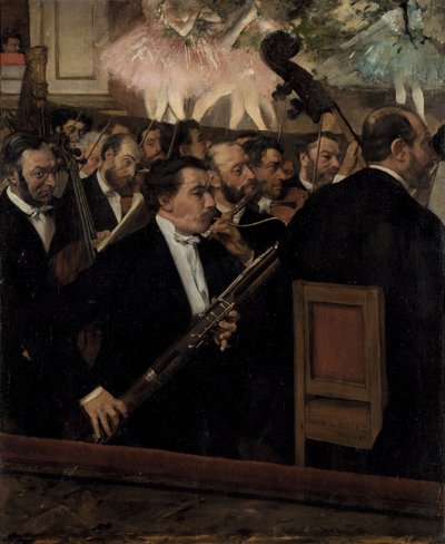 歌剧院乐团c。 1870年 作者 埃德加·德加