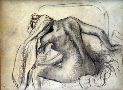 埃德加·德加（Edgar Degas，1834-1917）的厕所图，19 世纪巴黎，卢浮宫博物馆 作者 埃德加·德加