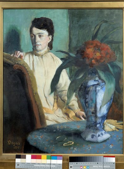 埃德加-德加(1834-1917)的《女人有锅盖》画作 作者 埃德加·德加
