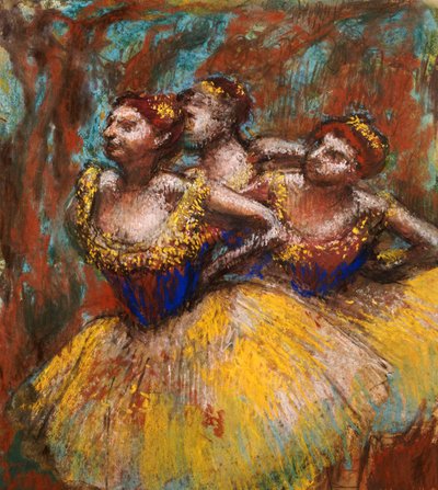 三个舞者 作者 Edgar Degas