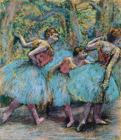 三名舞者三名舞者，c。 1903年 作者 Edgar Degas